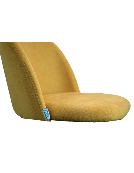 LUCY: vendita online SEDUTA SEDIA LUCY TESSUTO ANTIMACCHIA GIALLO SENAPE POPOLO HOTELLERIE (NO GAMBE) in offerta