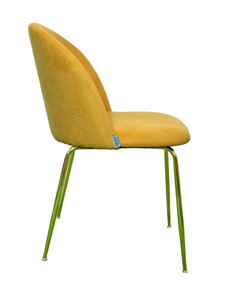 LUCY: vendita online SEDUTA SEDIA LUCY TESSUTO ANTIMACCHIA GIALLO SENAPE POPOLO HOTELLERIE (NO GAMBE) in offerta