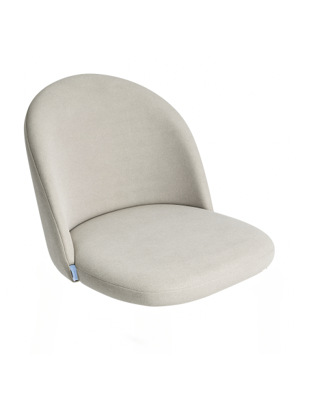 LUCY: vendita online SEDUTA SEDIA LUCY TESSUTO ANTIMACCHIA ANTRACITE VACCHETTI (NO GAMBE) in offerta