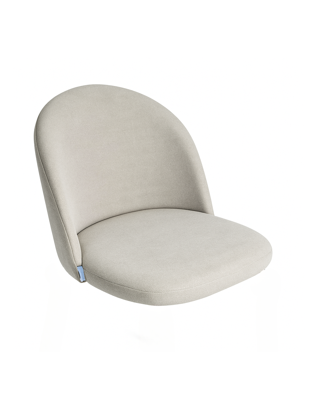 LUCY: vendita online SEDUTA SEDIA LUCY TESSUTO ANTIMACCHIA ANTRACITE VACCHETTI (NO GAMBE) in offerta