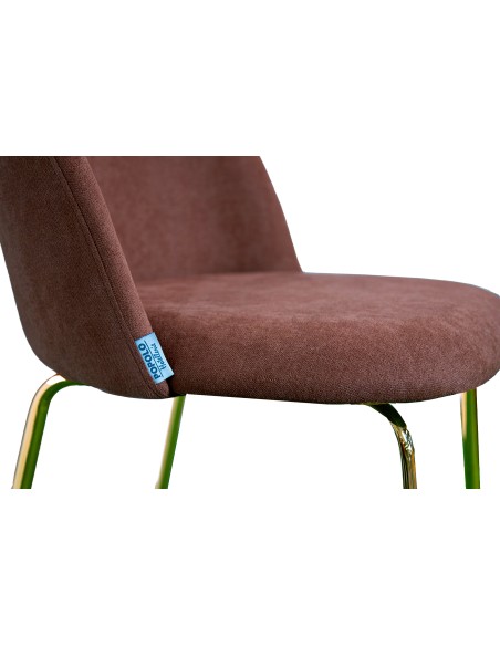 LUCY: vendita online SEDUTA SEDIA LUCY TESSUTO ANTIMACCHIA TERRACOTTA POPOLO HOTELLERIE (NO GAMBE) in offerta