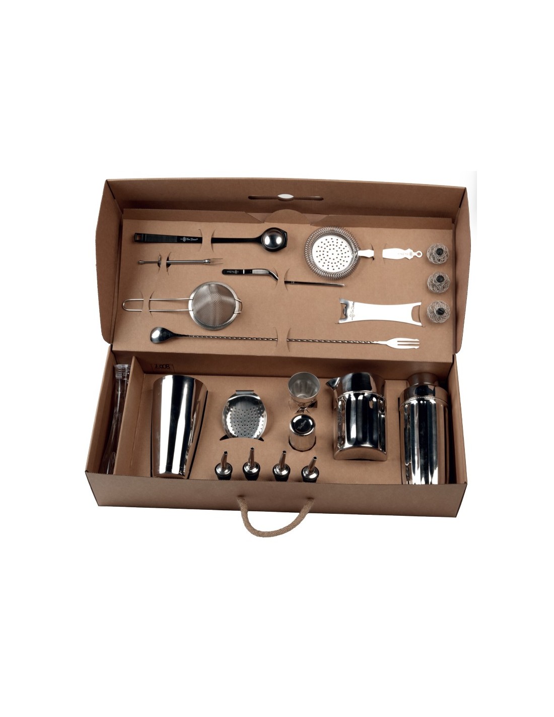 ACCESSORI: vendita online BOX BARMAN DELUXE LARGE KIT PROFESSIONALE 60 X 25 CM THE BARS in offerta
