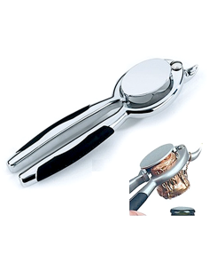 APRIBOTTIGLIE: vendita online PINZA CHAMPAGNE AUGUSTO IN METALLO SATINATO BREVETTI WAF in offerta 2