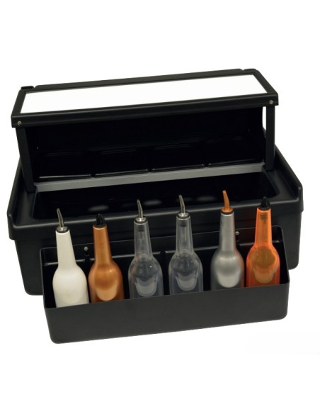 DRINK STATION ABS NERO CON LED COMPATTA CM.69X47X24/415H