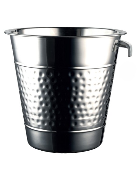 PORTAGHIACCIO-SECCHIELLI-INVINATORI: vendita online SECCHIELLO PORTABOTTIGLIA BUBBLE ACCIAIO INOX CM.21,5X21H THE BARS in off...