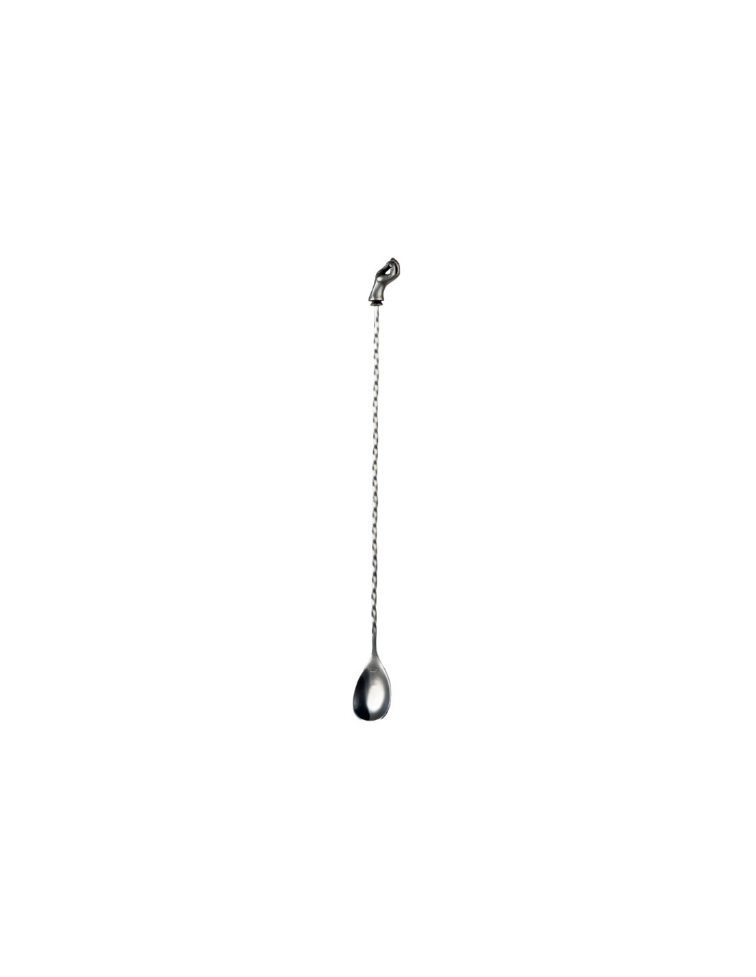 BAR SPOON CUCCHIAIO CON MANO CM.40 ACCIAIO INOX
