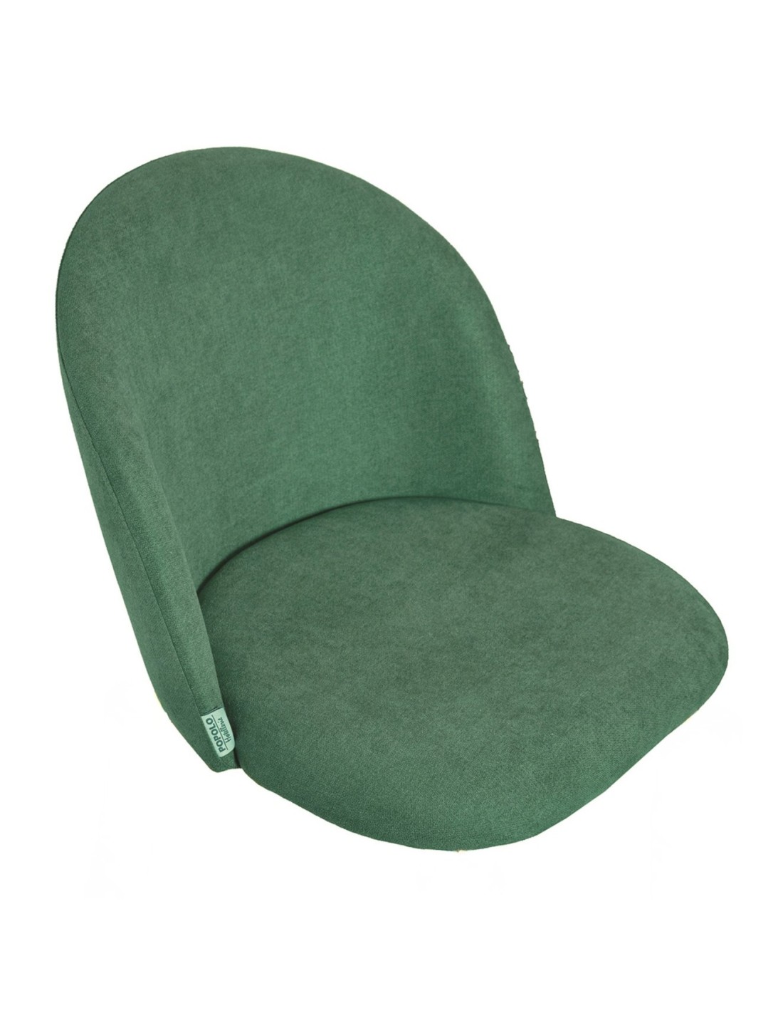 LUCY: vendita online SEDUTA SEDIA LUCY TESSUTO ANTIMACCHIA VERDE POPOLO HOTELLERIE (NO GAMBE) in offerta