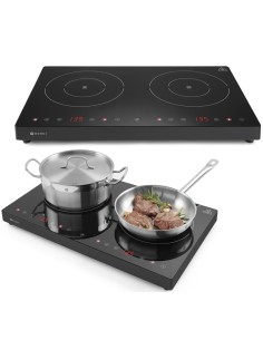 PIASTRA A INDUZIONE DOPPIA KITCHEN LINEV.230 W.3500 MM.608X405X54H