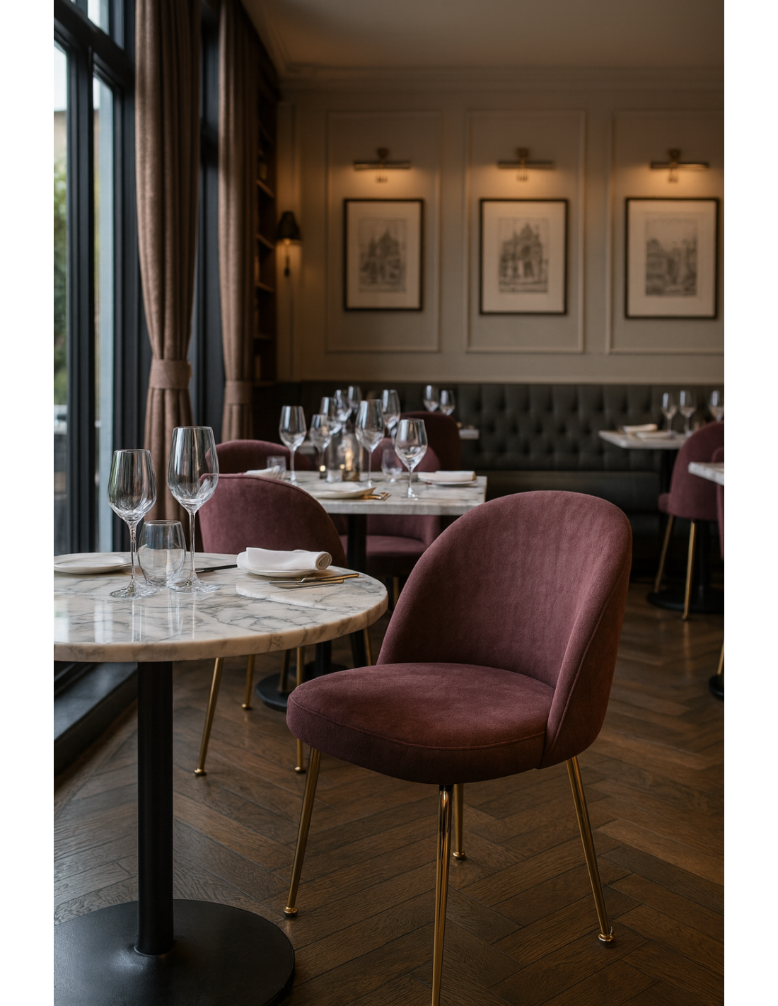 LUCY: vendita online SEDUTA SEDIA LUCY TESSUTO ANTIMACCHIA VINACCIA POPOLO HOTELLERIE (NO GAMBE) in offerta