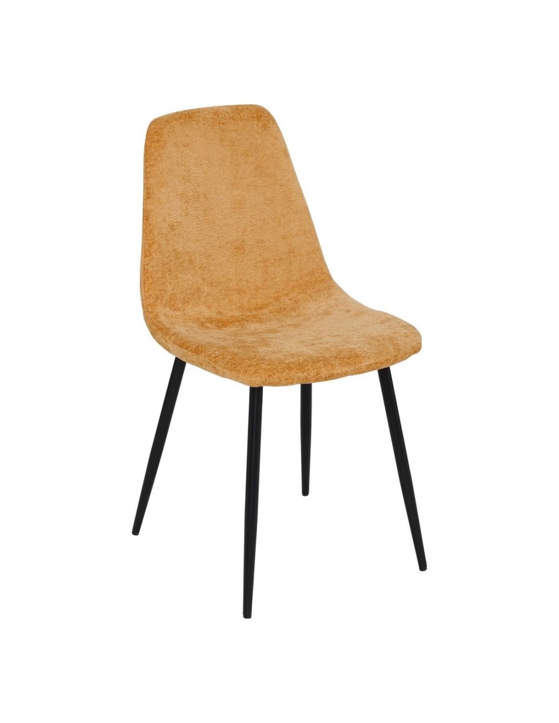 SEDIE-POLTRONE: vendita online SEDIA TYKA OCRA GAMBE NERE ATMOSPHERA IN TESSUTO in offerta