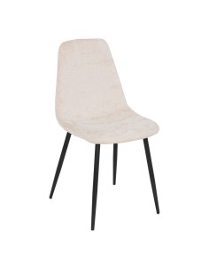 SEDIE-POLTRONE: vendita online SEDIA TYKA BEIGE GAMBE NERE ATMOSPHERA IN TESSUTO in offerta