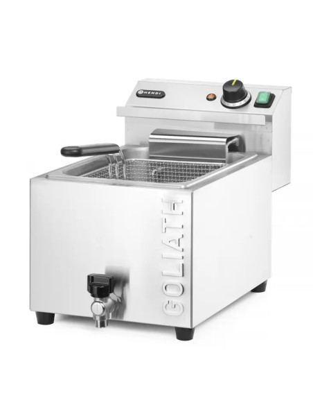 FRIGGITRICI: vendita online FRIGGITRICE XL CON RUBINETTO DI SCARICO LT.10 V.400 W.10200 MM.300X585 in offerta