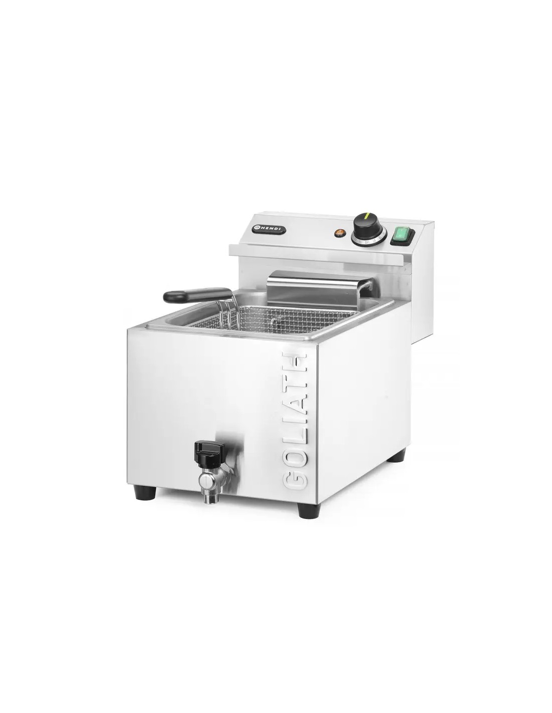FRIGGITRICI: vendita online FRIGGITRICE XL CON RUBINETTO DI SCARICO LT.10 V.400 W.10200 MM.300X585 in offerta