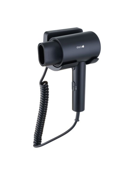 ASCIUGACAPELLI-ASCIUGAMANI: vendita online ASCIUGACAPELLI DA PARETE EVA PRO NERO 2000 W KAUFGUT in offerta