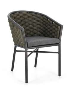 SEDIE-POLTRONE: vendita online POLTRONA MARGALIDA BIZZOTTO VERDE STRUTTURA ANTRACITE in offerta