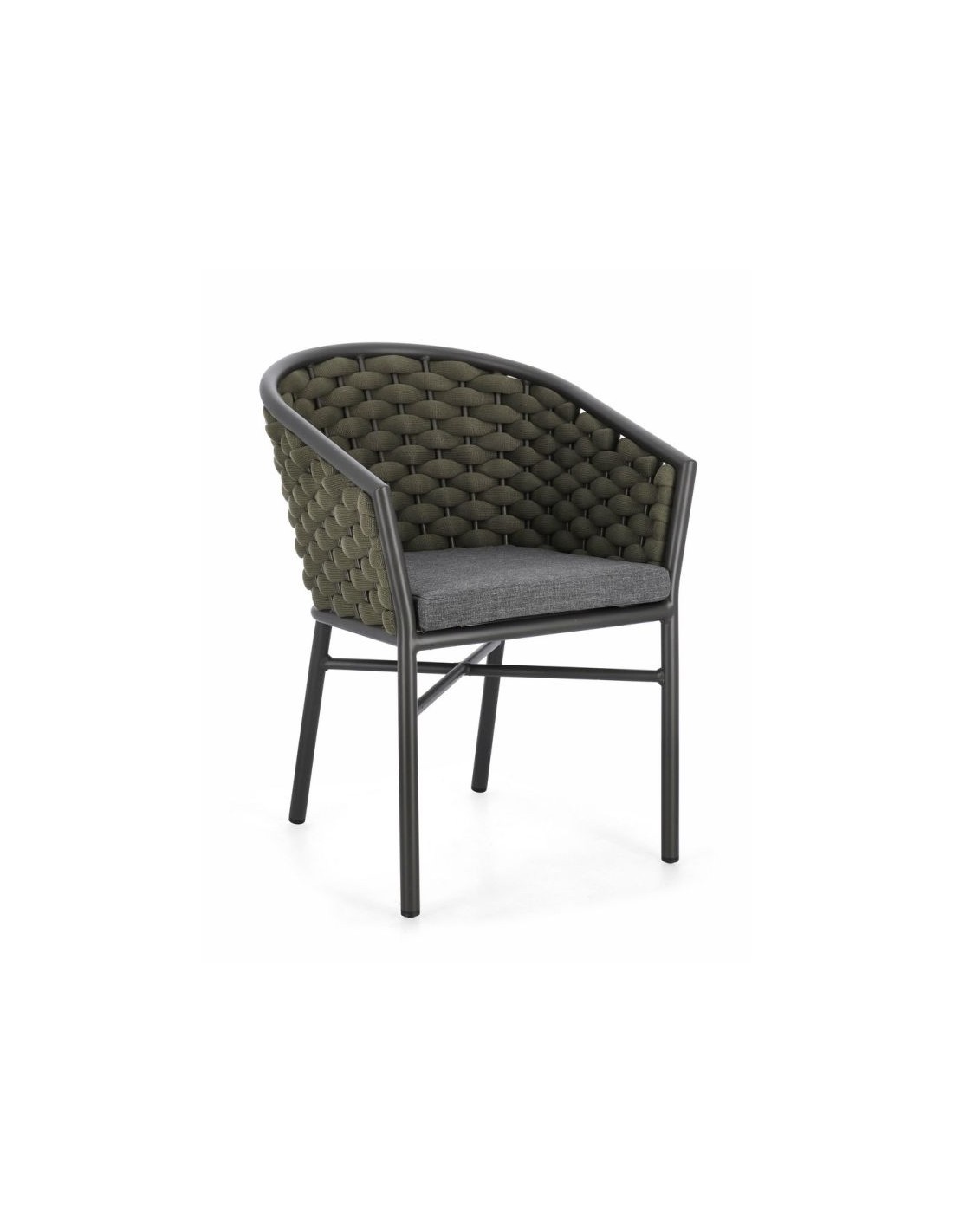 SEDIE-POLTRONE: vendita online POLTRONA MARGALIDA BIZZOTTO VERDE STRUTTURA ANTRACITE in offerta