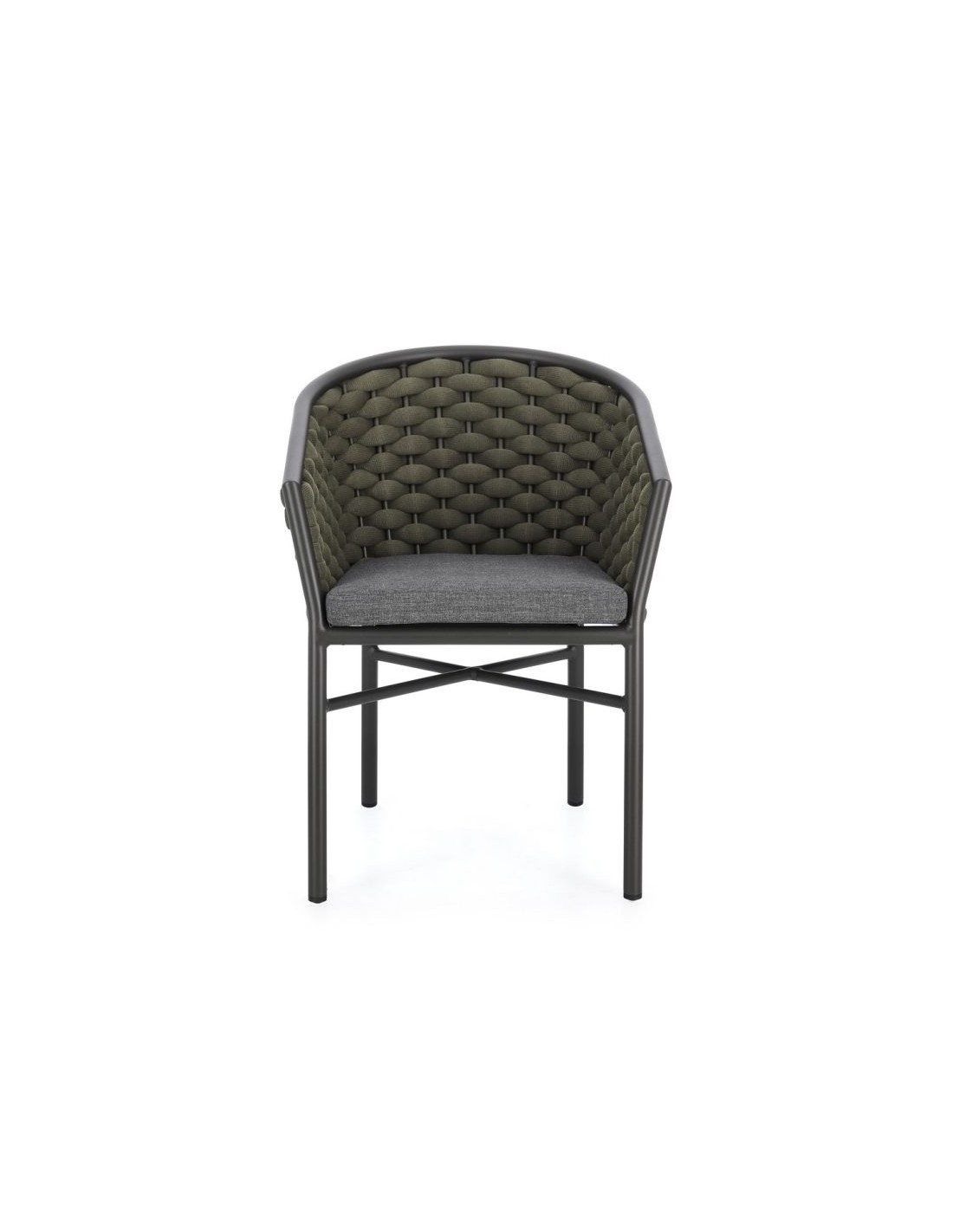 SEDIE-POLTRONE: vendita online POLTRONA MARGALIDA BIZZOTTO VERDE STRUTTURA ANTRACITE in offerta