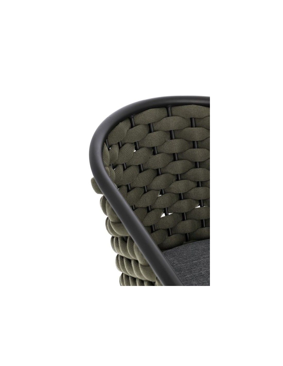 SEDIE-POLTRONE: vendita online POLTRONA MARGALIDA BIZZOTTO VERDE STRUTTURA ANTRACITE in offerta