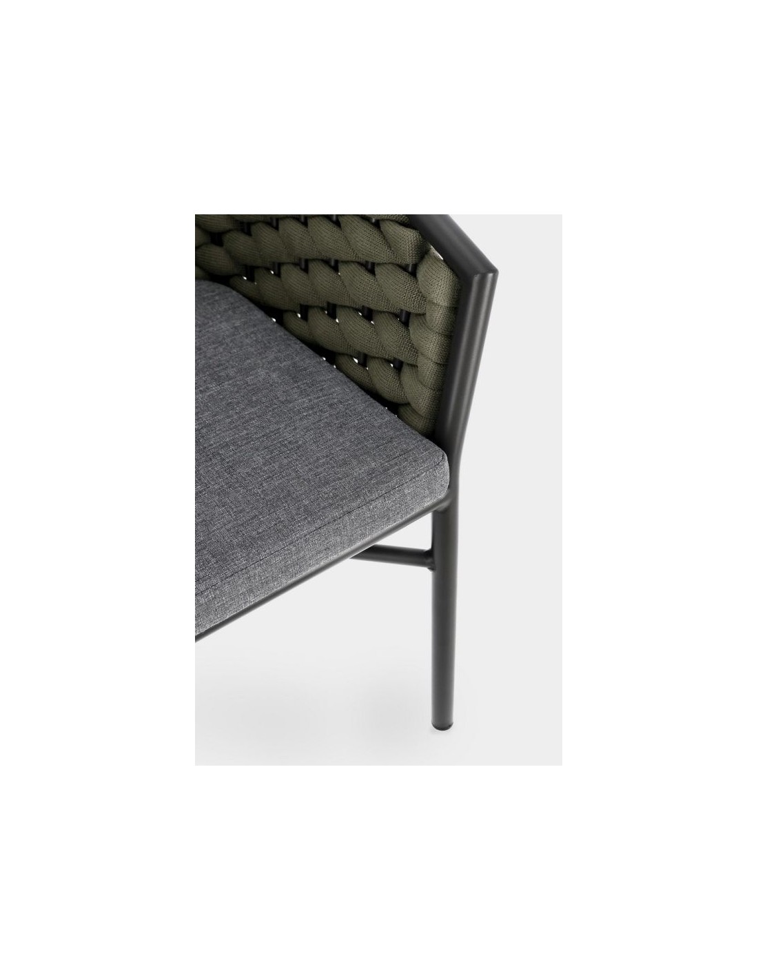 SEDIE-POLTRONE: vendita online POLTRONA MARGALIDA BIZZOTTO VERDE STRUTTURA ANTRACITE in offerta