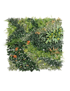 COMPLEMENTI D'ARREDO: vendita online PANNELLO PARETE SINTETICO 100 X 100 CM MIX FIORE ARANCIO BIZZOTTO in offerta