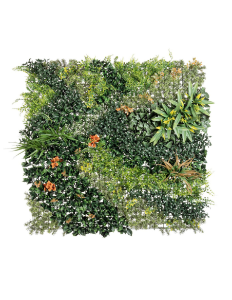 COMPLEMENTI D'ARREDO: vendita online PANNELLO PARETE SINTETICO 100 X 100 CM MIX FIORE ARANCIO BIZZOTTO in offerta