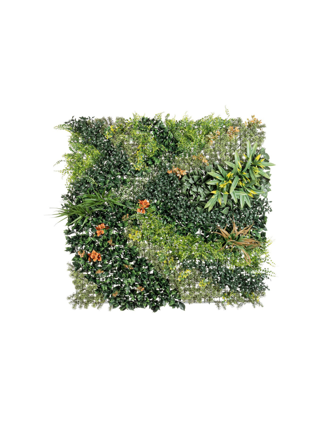 COMPLEMENTI D'ARREDO: vendita online PANNELLO PARETE SINTETICO 100 X 100 CM MIX FIORE ARANCIO BIZZOTTO in offerta