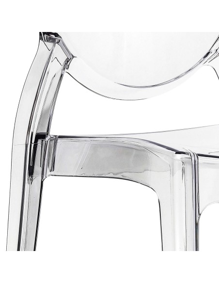 SEDIE-POLTRONE: vendita online SEDIA ROSE CRYSTAL IN POLICARBONATO TRASPARENTE SAL.MAR. in offerta