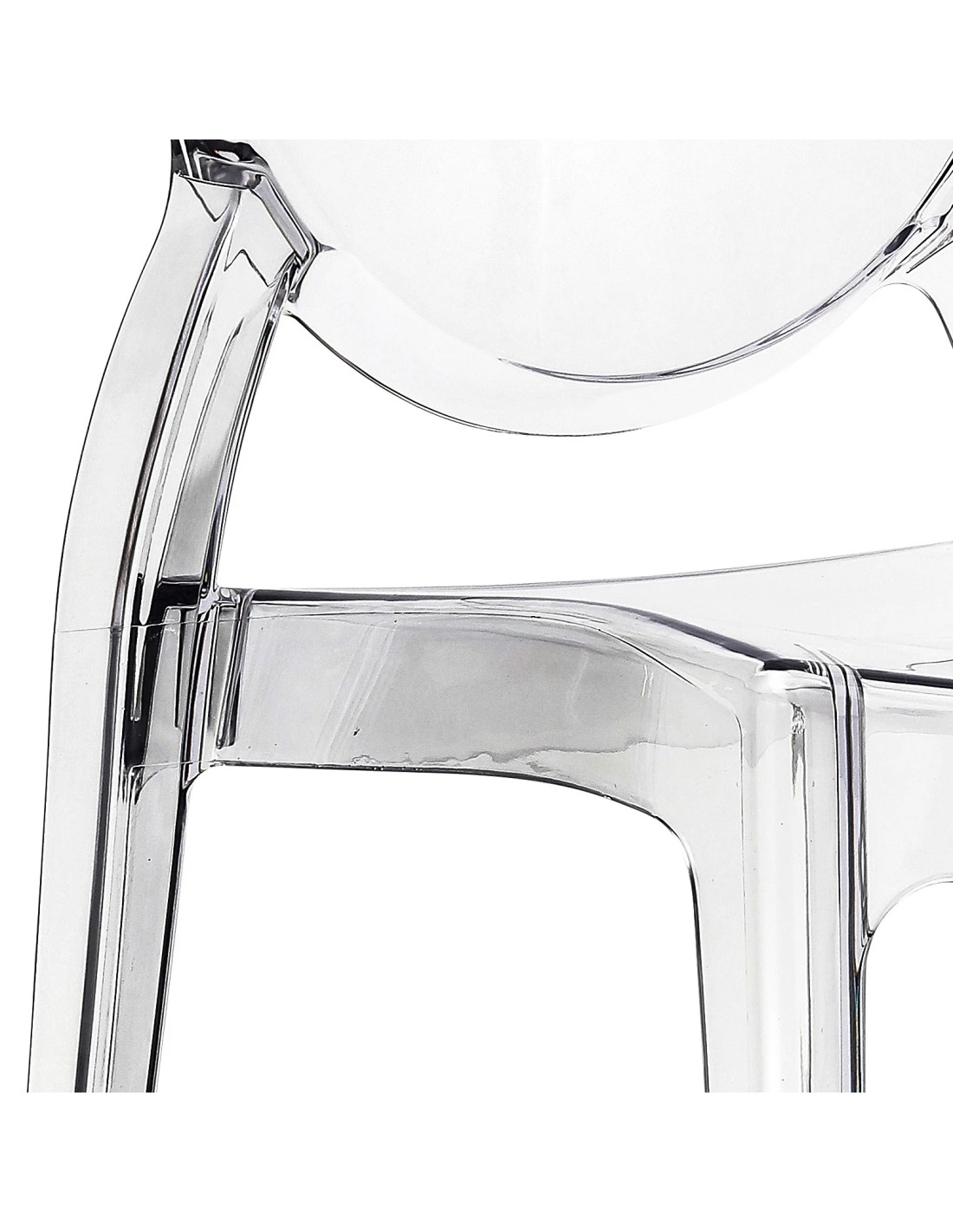 SEDIE-POLTRONE: vendita online SEDIA ROSE CRYSTAL IN POLICARBONATO TRASPARENTE SAL.MAR. in offerta