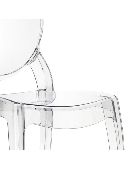 SEDIE-POLTRONE: vendita online SEDIA ROSE CRYSTAL IN POLICARBONATO TRASPARENTE SAL.MAR. in offerta