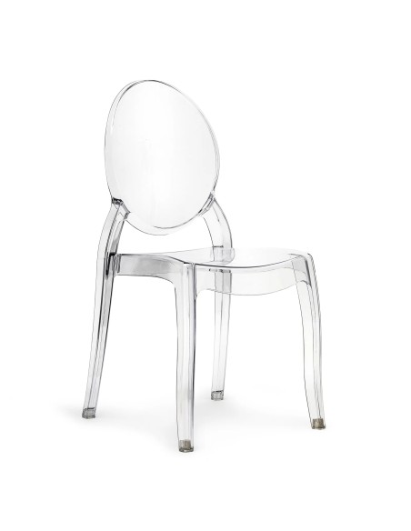 SEDIE-POLTRONE: vendita online SEDIA ROSE CRYSTAL IN POLICARBONATO TRASPARENTE SAL.MAR. in offerta