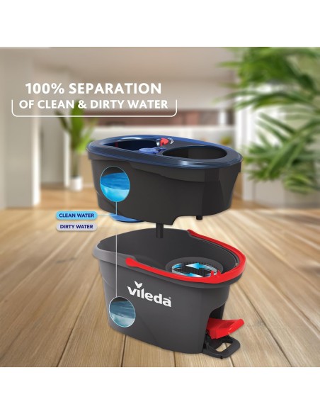 ACCESSORI: vendita online VILEDA H2PRO SPIN MOP SYSTEM LAVAPAVIMENTI CON CENTRIFUGA in offerta