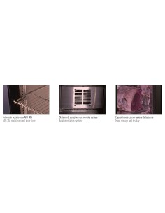 FRIGO VETRINE: vendita online FRIGO VETRINA THIN AGER CONSERVAZIONE CARNI 0 +4 C LT.160 KLIMAITALIA in offerta 2