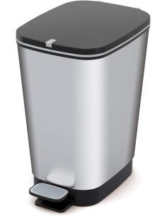 PATTUMIERE-GETTACARTE: vendita online PATTUMIERA CHIC BIN 30 LITRI IN ACCIAIO CON PEDALE KETER in offerta