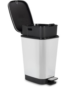 PATTUMIERE-GETTACARTE: vendita online PATTUMIERA CHIC BIN 30 LITRI IN ACCIAIO CON PEDALE KETER in offerta 2