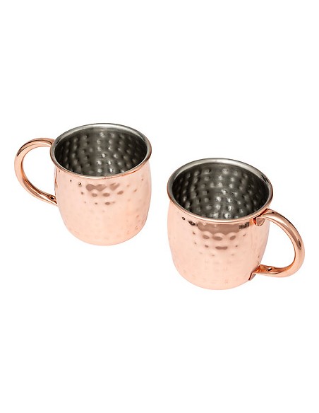 BOCCALI-MUG-CALICI-TIKI: vendita online BICCHIERE MOSCOW MULE ACCIAIO 47 CL BRONZO SET 2 PEZZI SECRET DE GOURMET in offerta