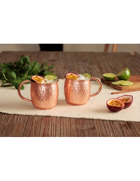 BOCCALI-MUG-CALICI-TIKI: vendita online BICCHIERE MOSCOW MULE ACCIAIO 47 CL BRONZO SET 2 PEZZI SECRET DE GOURMET in offerta