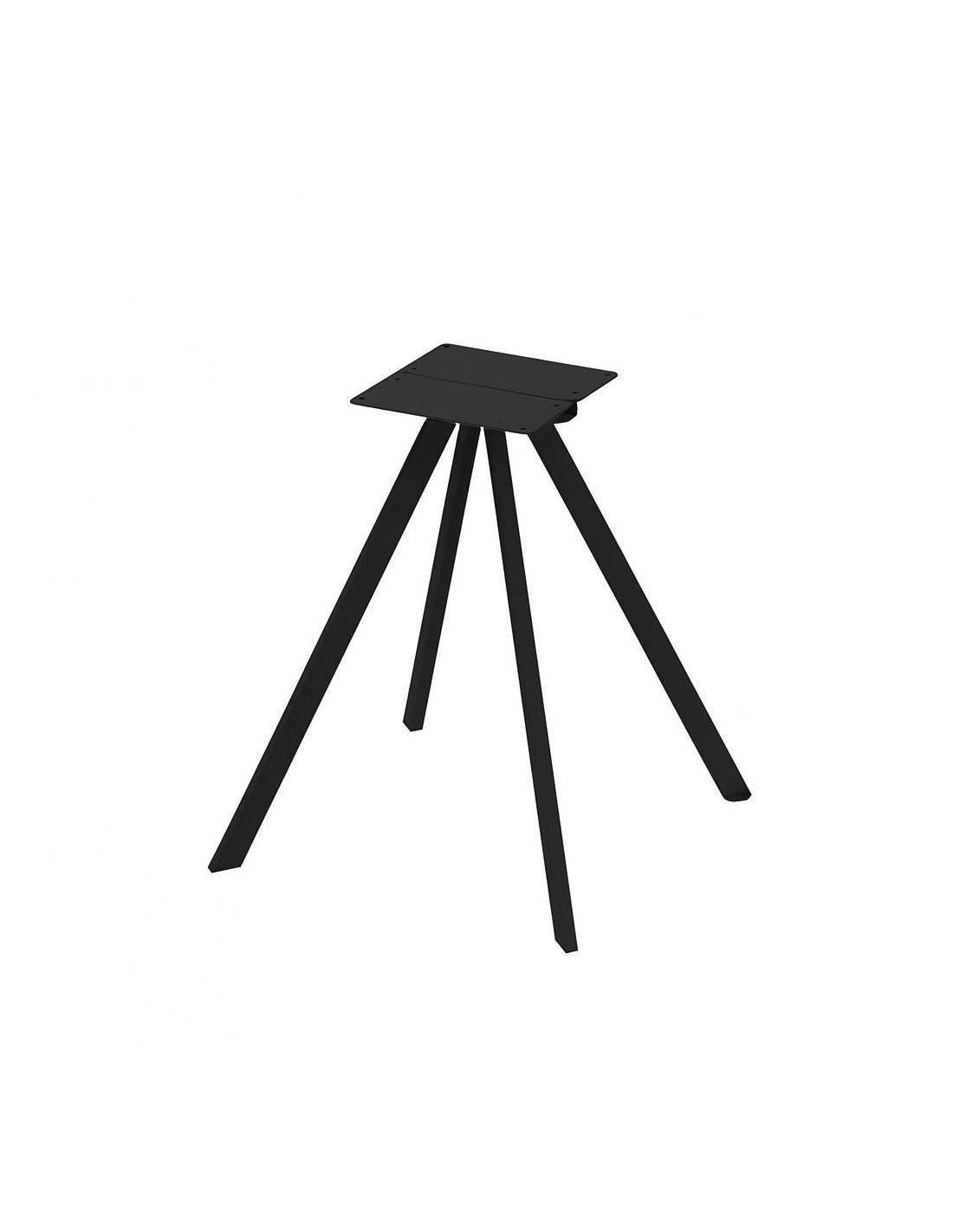 ALICE BASE TAVOLO NERO CM.57X57X73H