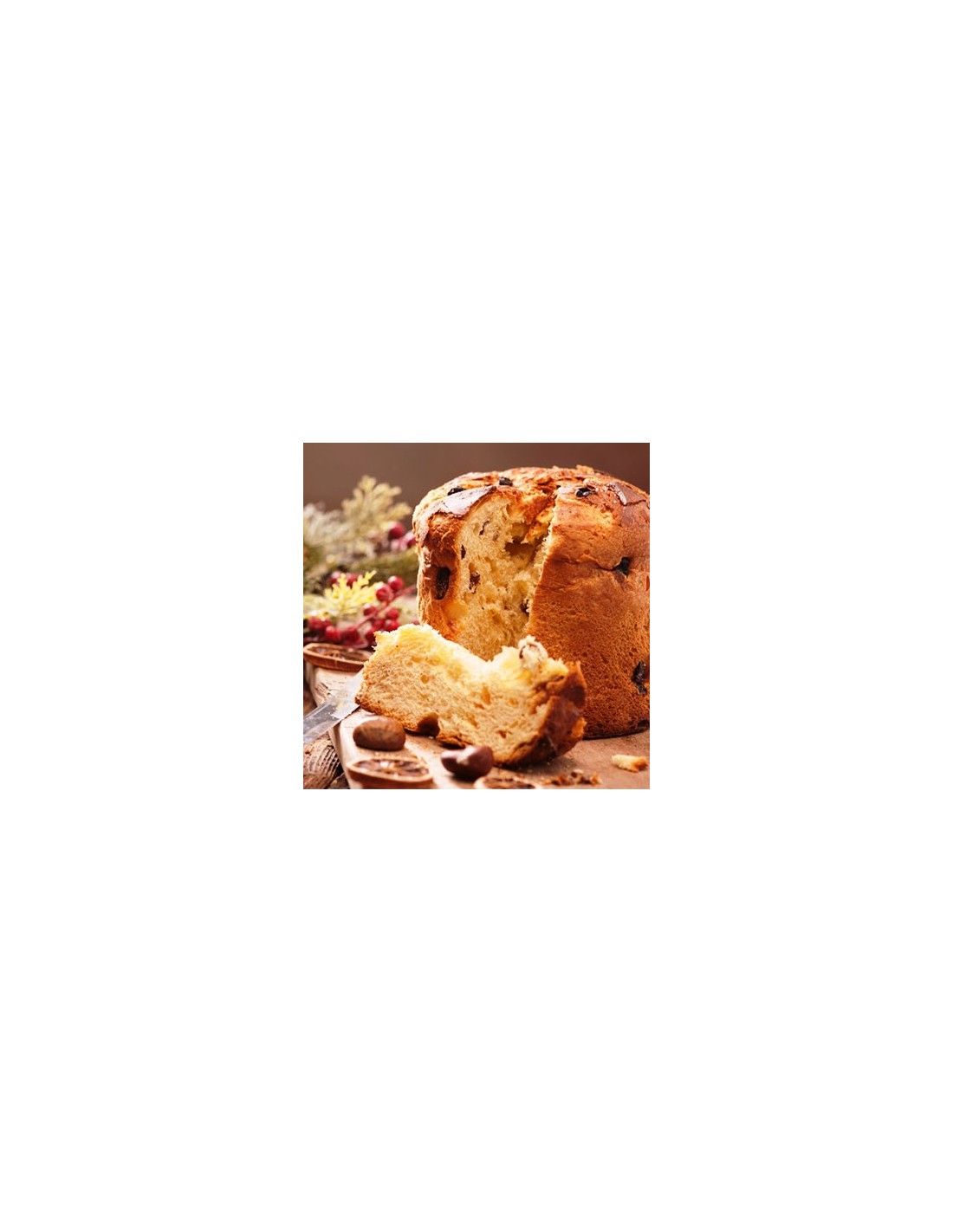 STAMPI FESTIVI: vendita online FORMA PANETTONE CM.22X13 ALLUMINIO in offerta