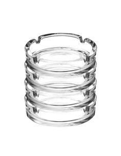 ACCESSORI: vendita online POSACENERE IN VETRO IMPILABILE CONFEZIONE 2 PEZZI CEGECO Y ALAR in offerta