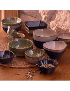 INSALATIERE-CIOTOLE-COPPETTE: vendita online COPPETTA RELIEF SHIZEN 10 CM IN PORCELLANA TOGNANA in offerta 2