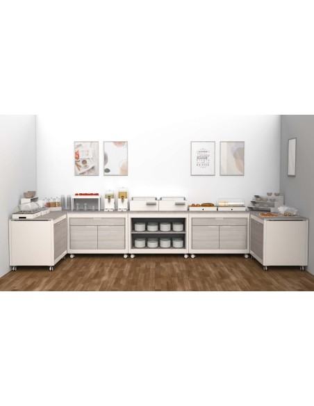 CALEIDO: vendita online BASE BASSA BURRO CALEIDO ALTEZZA 7,5 CM IN ACCIAIO INOX PINTINOX in offerta