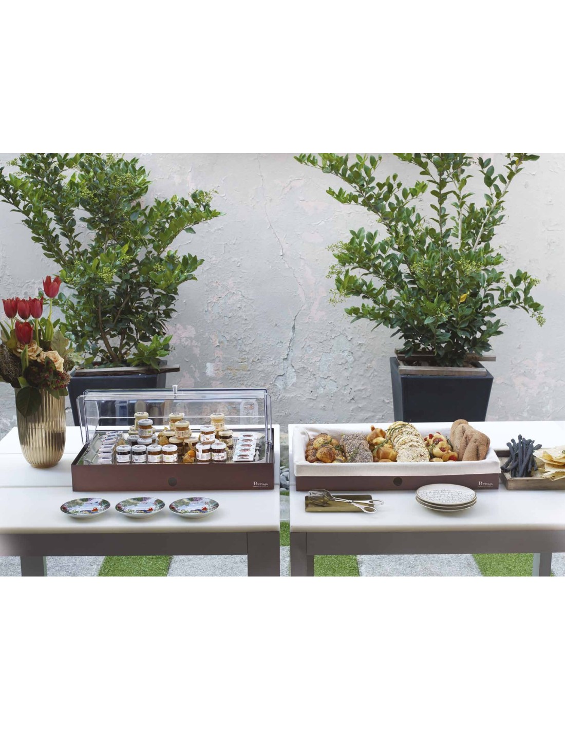 CALEIDO: vendita online CESTA PANE IN TESSUTO CALEIDO 54,7 X 26 X 34,2 CM PINTINOX in offerta