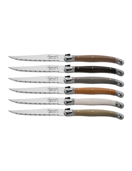 COLTELLERIA: vendita online SET 6 COLTELLI BISTECCA 11 CM PREMIUM LINE - TREASURE SCHOENHUBER in offerta