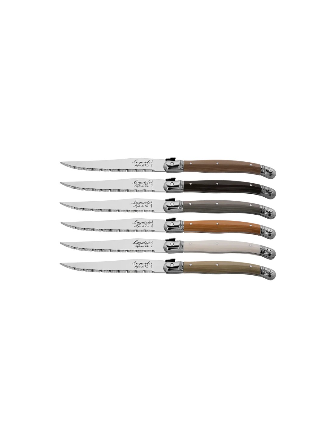 COLTELLERIA: vendita online SET 6 COLTELLI BISTECCA 11 CM PREMIUM LINE - TREASURE SCHOENHUBER in offerta