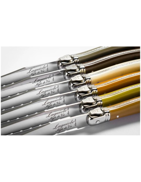 COLTELLERIA: vendita online SET 6 COLTELLI BISTECCA 11 CM PREMIUM LINE - TREASURE SCHOENHUBER in offerta