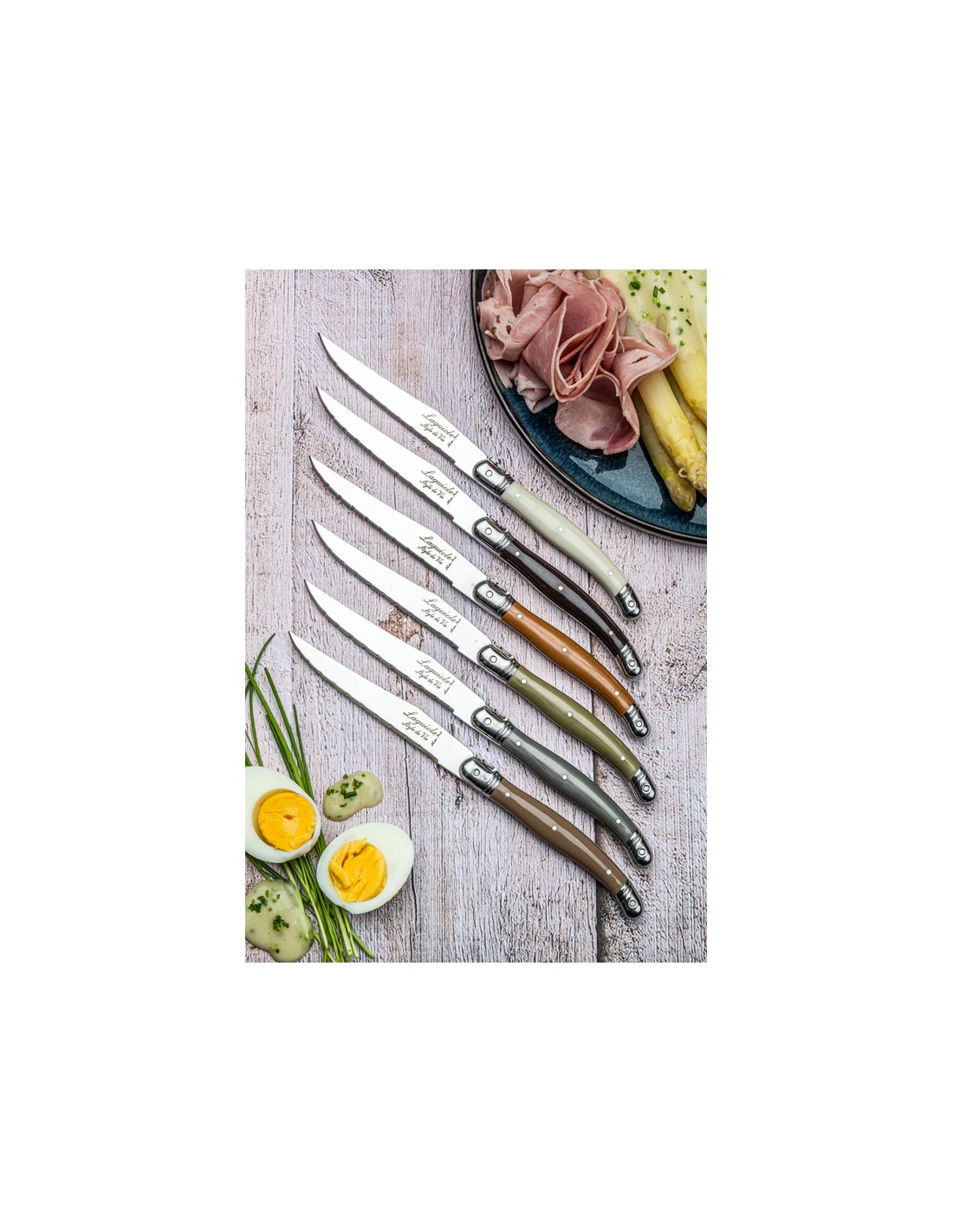 COLTELLERIA: vendita online SET 6 COLTELLI BISTECCA 11 CM PREMIUM LINE - TREASURE SCHOENHUBER in offerta