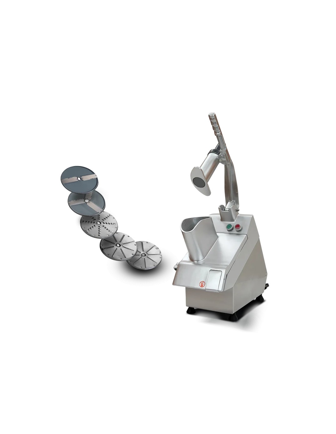 GRATTUGIE-TAGLIAVERDURE-CUTTER: vendita online TAGLIAVERDURE PROFESSIONALE ACCIAIO INOX 5 DISCHI MM.3/5/7/2/4 ACCIAIO IN in o...