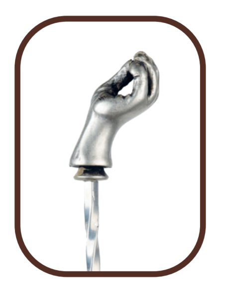 STRAINER-AGITATORI-MISURINI: vendita online BAR SPOON CUCCHIAIO CON MANO 40 CM IN ACCIAIO INOX THE BARS in offerta