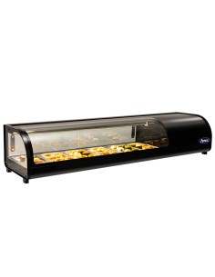 VETRINE: vendita online VETRINA REFRIGERATA SUSHI LT.75 0 C+5 C 6XGN1/3 W.300 MM.1530X430X310H in offerta 2