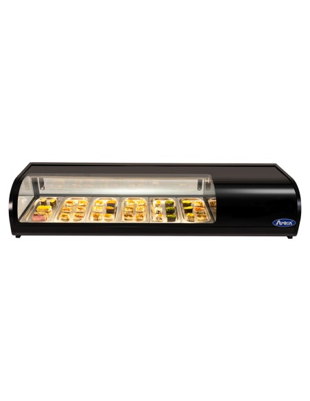 VETRINE: vendita online VETRINA REFRIGERATA SUSHI LT.75 0 C+5 C 6XGN1/3 W.300 MM.1530X430X310H in offerta